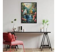 Oiseau Bleu de la Cascade Puzzles 500 Pièces pour Adultes Educa Moderne Décoration Intérieure Relaxant Famille Jeu De Réflexion Cadeau De Fête 500 PCS