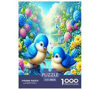 Oiseau Bleu Puzzle De 1000 Pièces pour Adultes Et Enfants À Partir De 12 Ans Jeu De Patience Et De Réflexion De Qualité Supérieure - Activité Familiale Parfaite 38x26cm/1000pcs