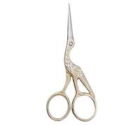Oiseau Ciseaux de Couture et de Voyage - Ciseaux en Acier Inoxydable pour Travaux Manuels, Découpe en Tissu, Différentes Couleurs et Mesures (12 cm, or)