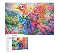 Oiseau coloré dans Le Ciel de Fleur Crepuscule Puzzle 1000 Pièces pour Famille Activité De Groupe Coopération Familiale Cadeau pour Réunion 1000 PCS
