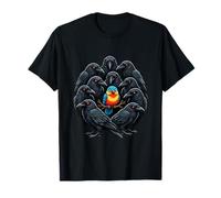 Oiseau coloré Parmi Les Corbeaux Sombres T-Shirt