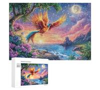 Oiseau coloré Volant Parmi Les Papillons Puzzle 300 Pièces pour Adultes Loisirs Puzzle Vivacité Mentale Cadeau pour Collectionneurs 300 PCS