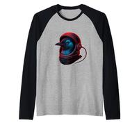 Oiseau D'Astronaute Dans Des œuvres D'Art Numérique à Casque Manche Raglan
