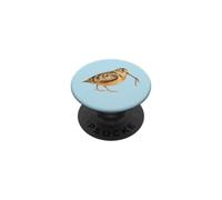 Oiseau de bécasse américain obtient Un Oiseau Mignon vers de Terre PopSockets PopGrip Adhésif