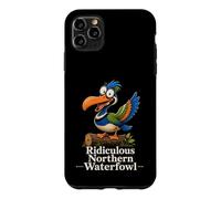 Oiseau de Dessin animé Amusant Ridicule Northern Waterfowl Coque pour iPhone 11 Pro Max