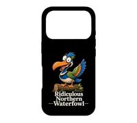 Oiseau de Dessin animé Amusant Ridicule Northern Waterfowl Coque pour iPhone 17 Pro