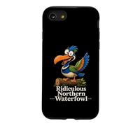 Oiseau de Dessin animé Amusant Ridicule Northern Waterfowl Coque pour iPhone SE (2020) / 7/8