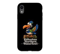 Oiseau de Dessin animé Amusant Ridicule Northern Waterfowl Coque pour iPhone XR