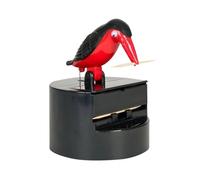 Oiseau De Distribution De Cure-Dents - Automatique Oiseau Noir Dore