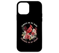 Oiseau de Noël Always on My Mind Forever in My Heart Coque pour iPhone 12 Mini