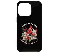 Oiseau de Noël Always on My Mind Forever in My Heart Coque pour iPhone 13 Pro