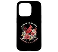 Oiseau de Noël Always on My Mind Forever in My Heart Coque pour iPhone 15 Pro