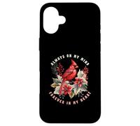 Oiseau de Noël Always on My Mind Forever in My Heart Coque pour iPhone 16 Plus