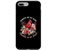 Oiseau de Noël Always on My Mind Forever in My Heart Coque pour iPhone 7 Plus/8 Plus
