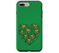 Oiseau de paradis Fleur Cœur Afrique du Sud Coque pour iPhone 7 Plus/8 Plus