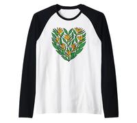 Oiseau de paradis Fleur Cœur Afrique du Sud Manche Raglan