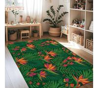 Oiseau de paradis - Tapis de sol rectangulaire antidérapant et esthétique pour salon, chambre à coucher, nouvelle maison, salle à manger, 1,2 x 1,8 m
