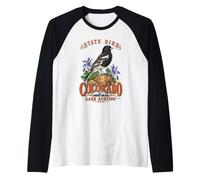 Oiseau d'État du Colorado Lark Bunting Manche Raglan