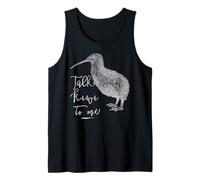 Oiseau Disant : Parlez-Moi du Kiwi Gag Souvenir de Voyage en Débardeur