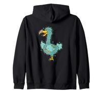 Oiseau Dodo avec Lunettes et Livre Sweat à Capuche