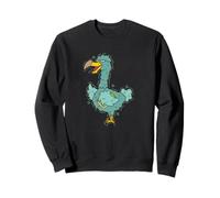Oiseau Dodo avec Lunettes et Livre Sweatshirt