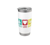 Oiseau Dodo Peace Love de Maurice Gobelet isotherme en acier inoxydable double paroi
