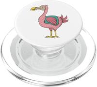 Oiseau Dodo Rose PopSockets PopGrip pour MagSafe