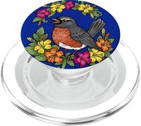 Oiseau du Connecticut avec Mirabilis PopSockets PopGrip pour MagSafe