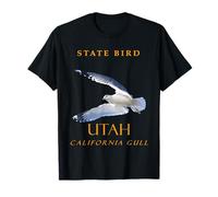 Oiseau du territoire du Wyoming le goéland de Californie T-Shirt