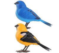 Oiseau électrique Chantant et gazouillant, Jouet interactif, Oiseau activé par Le Mouvement et Le Son, Jouet à Piles, Robot pour Enfants, Cadeaux, mésange Bleue, Parlant pour Enfant
