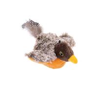 Oiseau Électronique pour Félin - Doudou Réactif Au, Effets Sonores Réels | Jouet Vibrant Miauleur, Complice Mignon pour Chatons, Accessoire Amusant pour Intérieur Domicile Compagnie