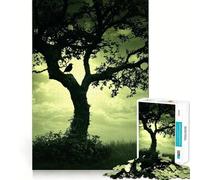 Oiseau en Silhouette sur Un Arbre Puzzle de 1000 pièces pour Adolescents Jeu Intelligent pour Partager Un Moment de complicité Assemblage d'une Image Œuvre d'art 50x75cm