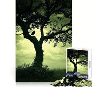 Oiseau en Silhouette sur Un Arbre Puzzle de 1000 pièces pour Adolescents Jeu Intelligent pour Partager Un Moment de complicité Assemblage d'une Image Œuvre d'art 50x75cm