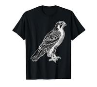 Oiseau Faucon pèlerin T-Shirt Graphique avec Valeur