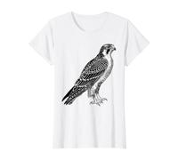 Oiseau Faucon pèlerin T-Shirt Graphique avec Valeur