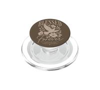 Oiseau Floral Blessed Forever Peace PopSockets PopGrip pour MagSafe