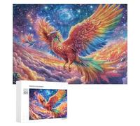 Oiseau géant sur Le Rocher au Coucher de Soleil de l'océan Puzzle 300 Pièces pour Adultes Loisirs À Domicile Jeu De Réflexion Cadeau pour Anniversaire 300 PCS