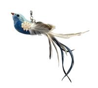 Oiseau interactif pour chats | Ressorts interactifs pour le mouvement | Bâton de jeu avec cloches d'enrichissement pour chatons - Divertissement d'intérieur Réduire l'ennui Animaux de compagnie