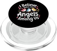Oiseau Je Crois qu'il y a des Anges Parmi Nous PopSockets PopGrip pour MagSafe