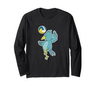 Oiseau Joue au Volleyball Manche Longue