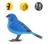 Oiseau jouet - Animal de compagnie électronique, figurine parlante réaliste de bureau avec activation sonore sensorielle, décoration interactive animée, idéale pour les fêtes d'anniversaire, la