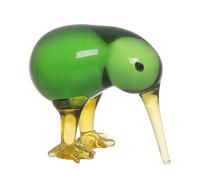 Oiseau Kiwi en verre fait à la main - Multi-usage - Presse-papier transparent - Décoration créative pour la maison, le salon et le bureau