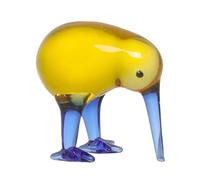 Oiseau Kiwi en verre fait à la main - Multi-usage - Presse-papier transparent - Décoration créative pour la maison, le salon et le bureau