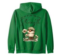 Oiseau Mignon avec Inscription « The Joy of The Lord is My Strength » Sweat à Capuche