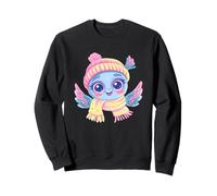 Oiseau Mignon Portrait d'hiver Personnage fantaisiste bébé Graphique Sweatshirt