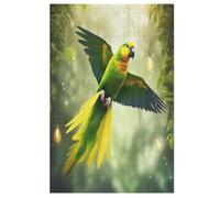 Oiseau Mignon Puzzle De 1000 Pièces en Bois pour Enfants Adultes, Puzzles en Matériau Recyclé De Qualité Supérieure 78×53cm