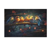 Oiseau Mignon Puzzle en Bois Enfant 1000 Pièces - Jeu Educatif Motricité Fine Et Concentration - Puzzles pour Adultes (75×50cm)