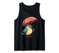 Oiseau Mignon sous Parapluie Cadeau Graphique pour Hommes, Femmes, Enfants Débardeur