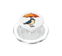 Oiseau Mignon sous Parapluie Cadeau Graphique pour Hommes, Femmes, Enfants PopSockets PopGrip pour MagSafe