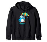 Oiseau Mignon sous Parapluie Cadeau Graphique pour Hommes, Femmes, Enfants Sweat à Capuche